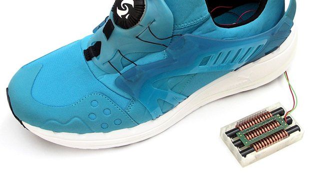 Shoes that generate enegry